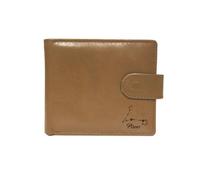 Knight Cartera de cuero beige con constelación de Piscis grabada con láser, beige, talla única, Casual