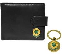 Knight Cartera y llavero de piel negra de fútbol Norwich, Black, Clásico