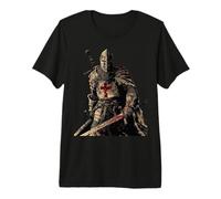 Knight Christian Templario Guerrero de Dios Crusader Gift Camiseta Premium