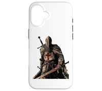 Knight Christian Templario Guerrero de Dios Crusader Gift Carcasa para iPhone 16
