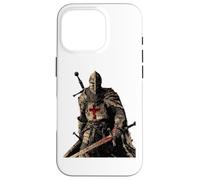 Knight Christian Templario Guerrero de Dios Crusader Gift Carcasa para iPhone 16 Pro