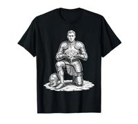 Knight Entusiasta Medieval Pizza Festín Humor Camiseta