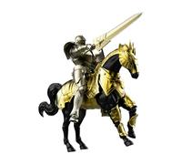 Knight Figure - Multi Jointed Assembly Required Collectible Action Figure Movable Design | Knight Toy Display Model Figurita Desk Ornament Shelf Decor | For Bookshelf Desk Bedside Table