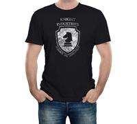 Knight Industries Mens Inspired Kit Hasselhoff Retro tee Round Neck Unisex Tops Men's 100% Cotton Short-Sleeve T-Shirts M