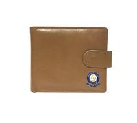 Knight Ipswich - Cartera de piel beige con diseño de fútbol, beige