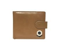 Knight Millwall - Cartera de piel beige con diseño de fútbol