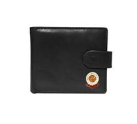 Knight Motherwell Football Club - Cartera de piel negra, Black
