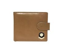 Knight Newcastle - Cartera de piel beige con diseño de fútbol, beige, Clásico