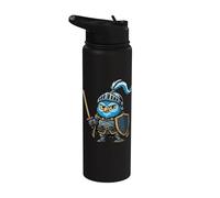 Knight Owl Ren Faire Festival Medieval Ren Faire Stainless Steel Insulated Water Bottle
