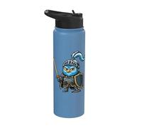 Knight Owl Ren Faire Festival Medieval Ren Faire Stainless Steel Insulated Water Bottle
