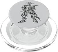 Knight Playing Guitar Guitarrista Medieval Músico de Rock PopSockets PopGrip para MagSafe