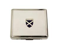 Knight Scotland St Andrew's Cross - Funda para lentes de contacto y espejo, Chrome, Portátil