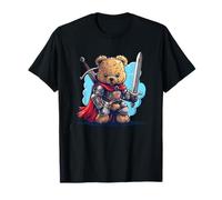 Knight Teddy Bear se prepara para un atuendo de gran batalla Camiseta