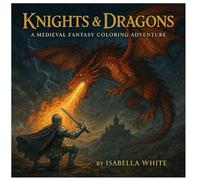 Knights & Dragons: A Medieval Fantasy Coloring Adventure