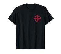 KNIGHT'S TEMPLAR JERUSALEM CROSS KINGDOM OF JERUSALEM Camiseta
