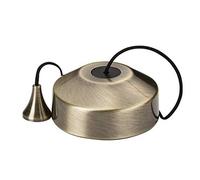 Knightsbridge 8300AB - Interruptor de luz (latón envejecido, 36,0 x 74,0 x 74,0 mm, 2 vías)