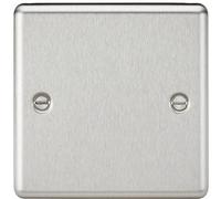 Knightsbridge clav85bc 1 G tapón Obturador Plato - Borde Redondeado, Cromo Cepillado