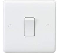 Knightsbridge CU1200 Plástico Blanco, Borde Curvo, Light Switch - Intermediate