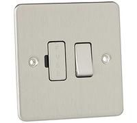Knightsbridge fpav6300bc 13 A Plato Plano Switched Fundido Spur Unidad - Cromo Cepillado