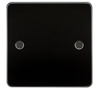 Knightsbridge FPAV8350GM - Placa ciega Plana de 1 Banda, Color plomizo