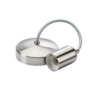 Knightsbridge Juego de colgante contemporáneo E27 de 6 pulgadas en cromo cepillado