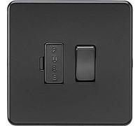 Knightsbridge SF6300MBB - Cubierta de Fusible para Unidad de espolón conmutada sin Tornillos, 13 A, 230 V, Negro Mate