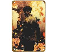 KNIOIL Boyband Jackson Wang - Póster vintage de metal con logotipo de la familia, club, bar, cafetería, dormitorio, decoración de pared, regalo, 8 x 12 pulgadas