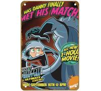 KNIOIL Danny Phantom: The Ultimate Enemy Film Poster Vintage Metal Tin Sign Logo Family Club Bar Cafe Dormitorio Arte Decoración de Pared Regalo 20.3x30.5 cm