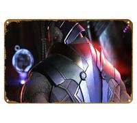 KNIOIL Darkseid, Injustice 2, póster de juego de injusticia vintage de metal, letrero de estaño, logotipo, club, bar, cafetería, dormitorio, decoración de pared, regalo, 8 x 12 pulgadas