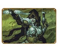 KNIOIL Diablo 3 Eternal Collection - Póster vintage de metal con logotipo familiar, club, bar, cafetería, dormitorio, decoración de pared, regalo, 20 x 30 cm