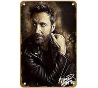 KNIOIL Edm Collection - Póster vintage de metal con logotipo de David Guetta con logotipo de la familia, club, bar, cafetería, dormitorio, decoración de pared, regalo, 8 x 12 pulgadas