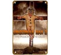 KNIOIL Gingerdead Man 2: Passion of the Crust - Póster de la película vintage de metal con logotipo de la familia, club, bar, cafetería, dormitorio, decoración de pared, regalo, 8 x 12 pulgadas