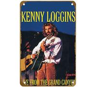 KNIOIL Kenny Loggins: Live from the Grand Canyon - Póster de la película vintage de metal con logotipo de la familia, club, bar, cafetería, dormitorio, decoración de pared, regalo, 8 x 12 pulgadas