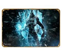 KNIOIL Killer Instinct, Glacius Game Poster Vintage Metal Tin Sign Logo Family Club Bar Cafe Dormitorio Arte Decoración de Pared Regalo 20.3x30.5 cm