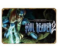 KNIOIL Legacy of Kain: Soul Reaver 2 - Póster vintage de metal con logotipo familiar, club, bar, cafetería, dormitorio, decoración de pared, regalo, 8 x 12 pulgadas