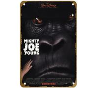 KNIOIL Mighty Joe Young (# 2 de 4) Don't be afraid. Póster de la película de 1998, letrero de metal vintage con logotipo familiar, club, bar, cafetería, dormitorio, decoración de pared, regalo, 8 x 12