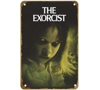 KNIOIL Póster de la película The Exorcist Linda Blair Vintage Metal Tin Sign Logo Family Club Bar Cafe Bedroom Art Wall Decor Gift 20.3 x 30.5 cm