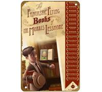 KNIOIL Póster de la película The Fantastic Flying Books of Mr. Morris Lessmore Vintage Metal Tin Sign Logo Family Club Bar Cafe Bedroom Art Wall Decor Gift 20.3x30.5 cm