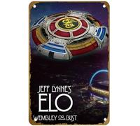 KNIOIL Póster de película de Jeff Lynne's ELO: Wembley or Bust de metal vintage con logotipo de la familia, club, bar, cafetería, dormitorio, decoración de pared, regalo, 8 x 12 pulgadas