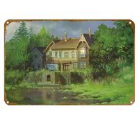 KNIOIL Póster vintage de metal con el logotipo de Anime, When Marnie Was There