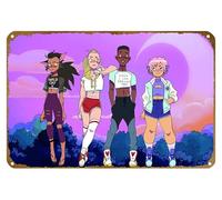 KNIOIL Póster vintage de metal con el logotipo de She Ra And The Princesses Of Power 5K para decoración de pared, regalo de 8 x 12 pulgadas