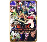KNIOIL SNK 40th Anniversary Collection - Póster de metal vintage con logotipo de la colección del 40 aniversario para familia, club, bar, cafetería, dormitorio, decoración de pared, regalo, 8 x 12