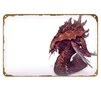 KNIOIL Starcraft, Starcraft II - Póster de juego Zerg de metal vintage, con logotipo de la familia, club, bar, cafetería, dormitorio, decoración de pared, regalo, 8 x 12 pulgadas