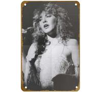 KNIOIL Stevie Nicks Bella Donna - Póster de portada de álbum vintage de metal con logotipo de Family Club, Bar, Café, dormitorio, decoración de pared, regalo, 8 x 12 pulgadas