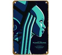 KNIOIL The Fifth Element - Póster de diva Plavalaguna de metal vintage con logotipo familiar, club, bar, cafetería, dormitorio, decoración de pared, regalo, 8 x 12 pulgadas