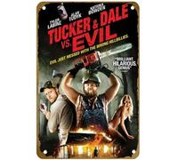 KNIOIL Tucker & Dale vs Evil Movie Poster Vintage Metal Tin Sign Logo Family Club Bar Cafe Dormitorio Arte Decoración de pared Regalo 20.3 x 30.5 cm
