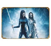 KNIOIL Underworld Rise Of The Lycans 4k, póster de películas HD vintage de metal con logotipo familiar, club, bar, cafetería, dormitorio, decoración de pared, regalo, 8 x 12 pulgadas