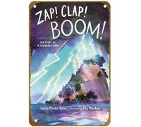KNIOIL Zap! Clap! Boom!: The Story of a Thunderstorm, póster de metal vintage con logotipo familiar, club, bar, cafetería, dormitorio, decoración de pared, regalo, 8 x 12 pulgadas