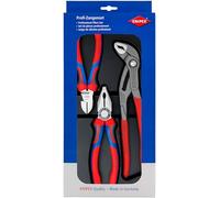 KNIPEX 00 20 09 V01 juego 1 x 03 02 180, 1 x 70 02 160, 1 x 87 01 250