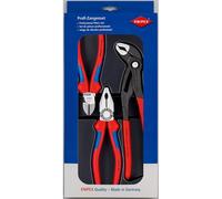 KNIPEX 00 20 09 V01 juego 1 x 03 02 180, 1 x 70 02 160, 1 x 87 01 250 talla únic